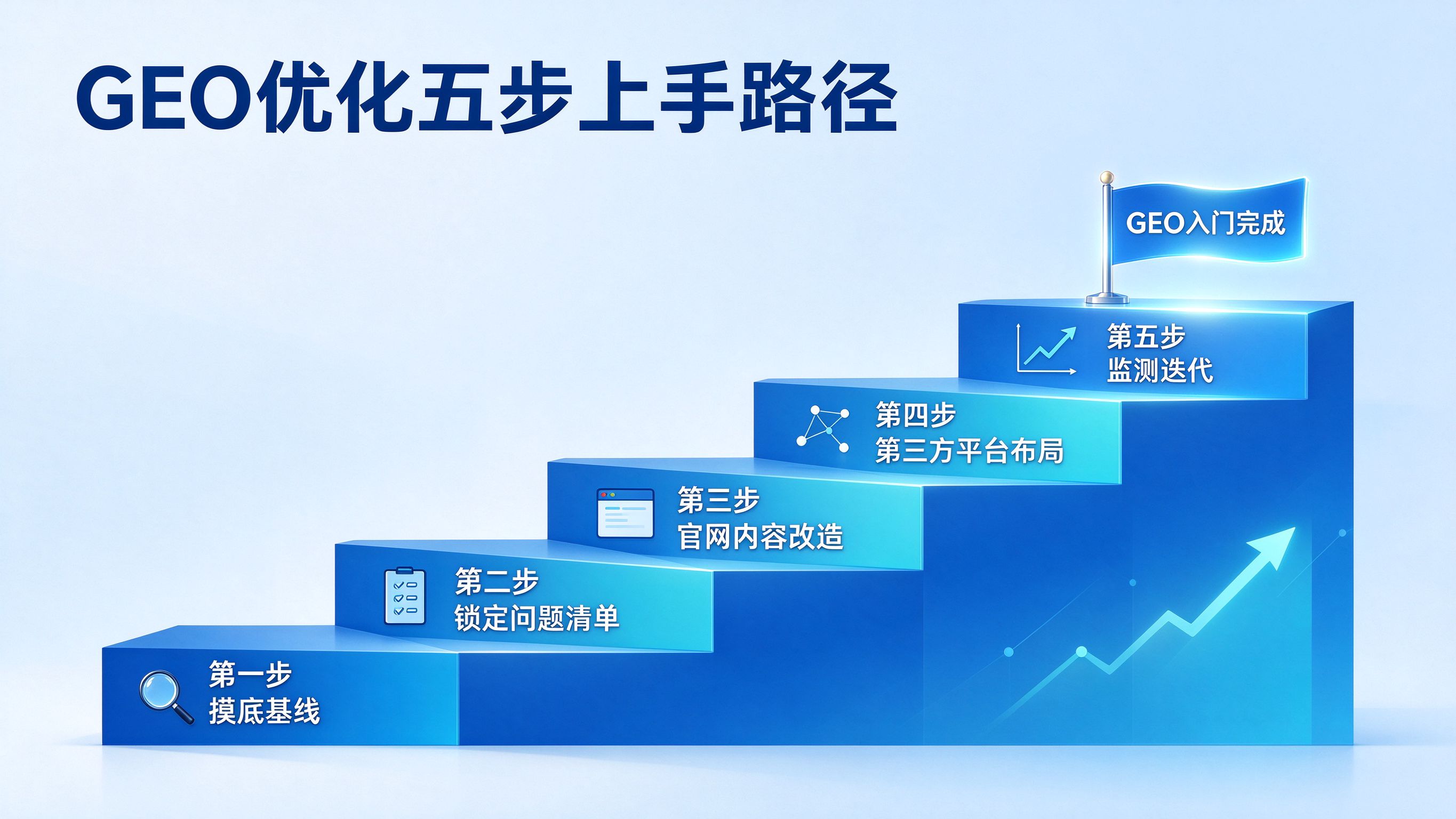 GEO优化上手路径阶梯图