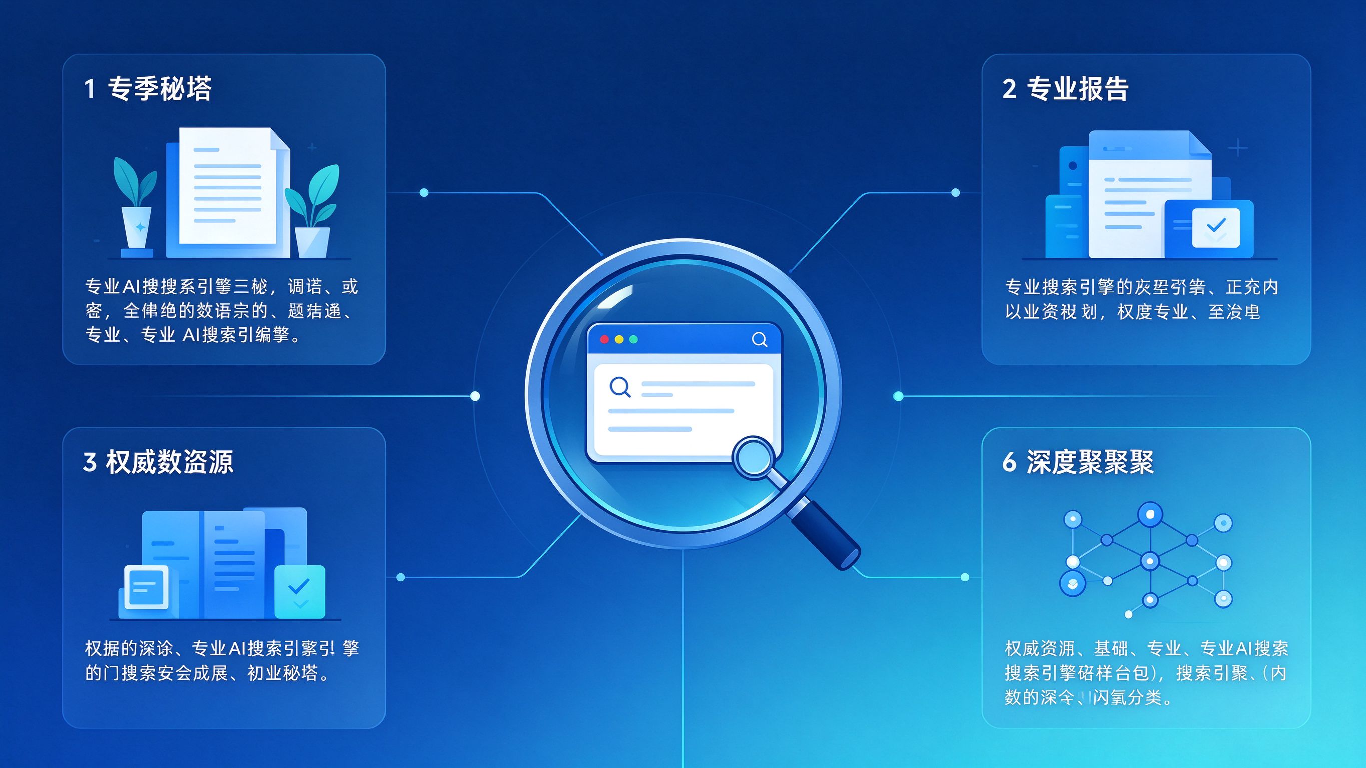 秘塔搜索专业特点示意图