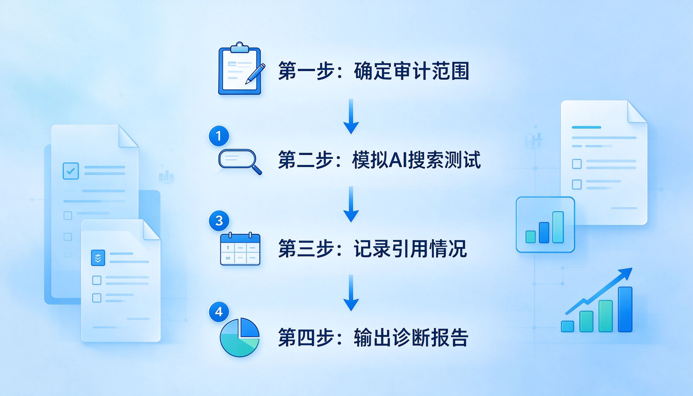 GEO审计四步流程图