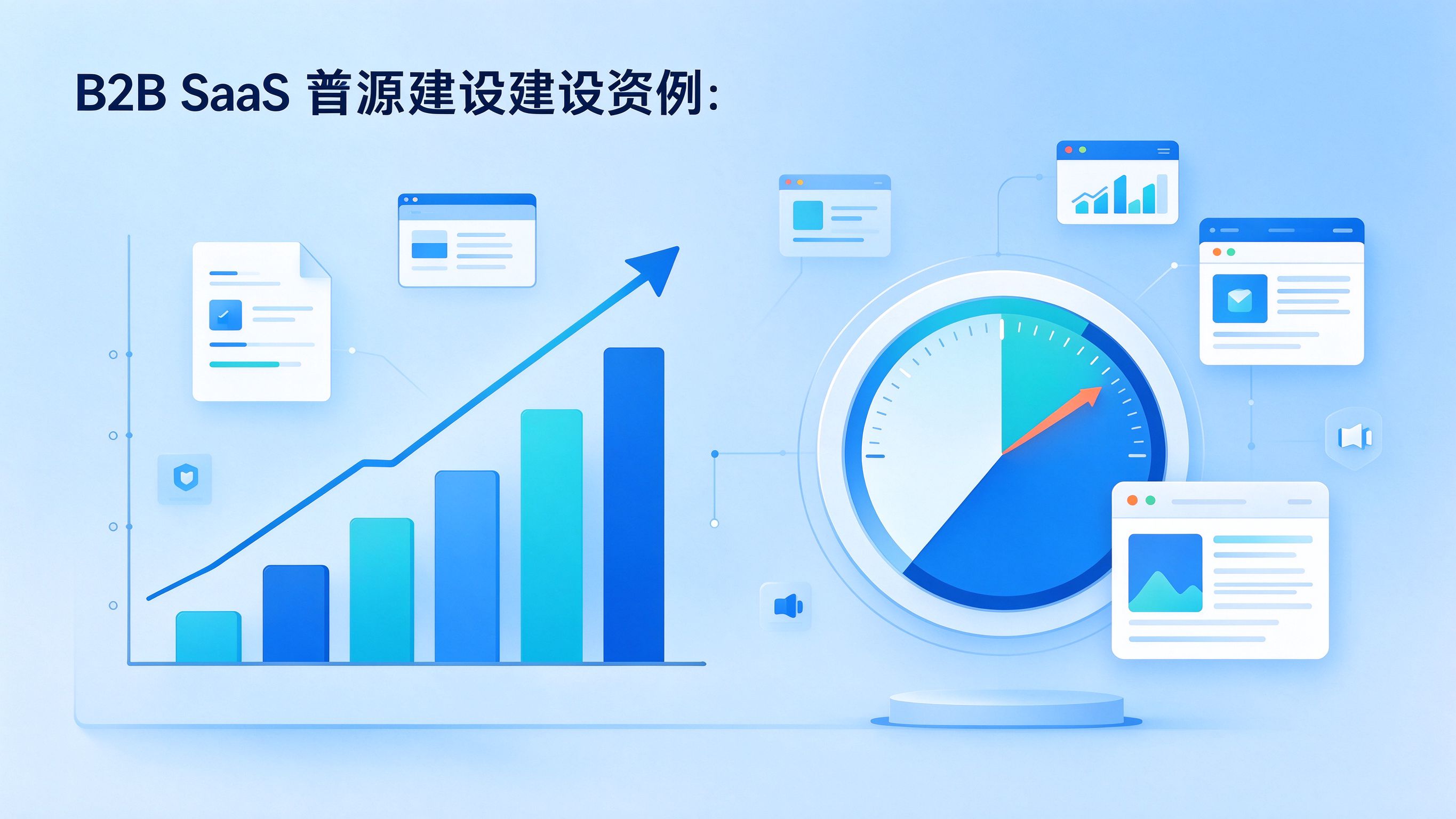 B2B SaaS品牌信源建设案例复盘图