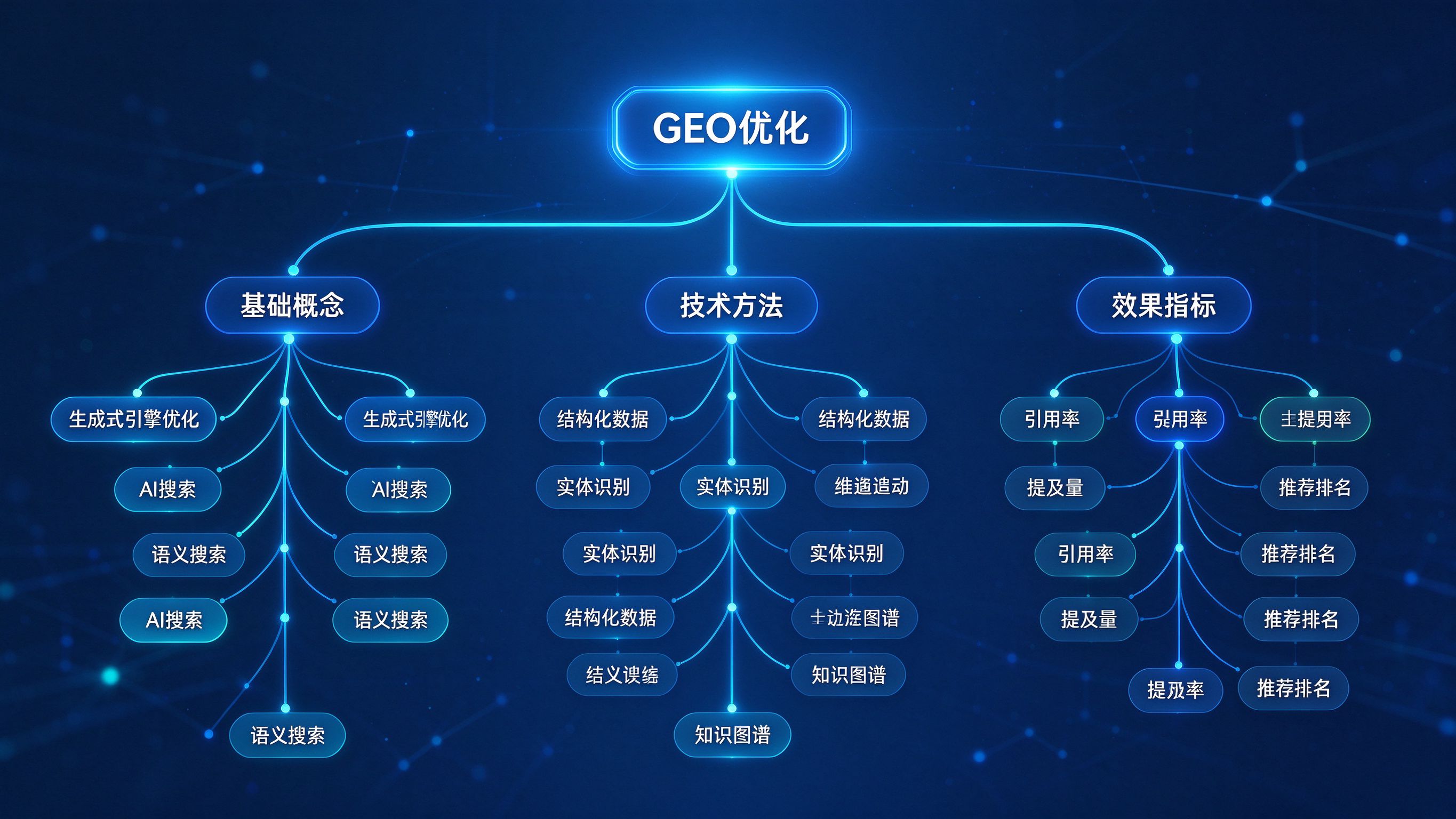 GEO优化术语体系树状结构图