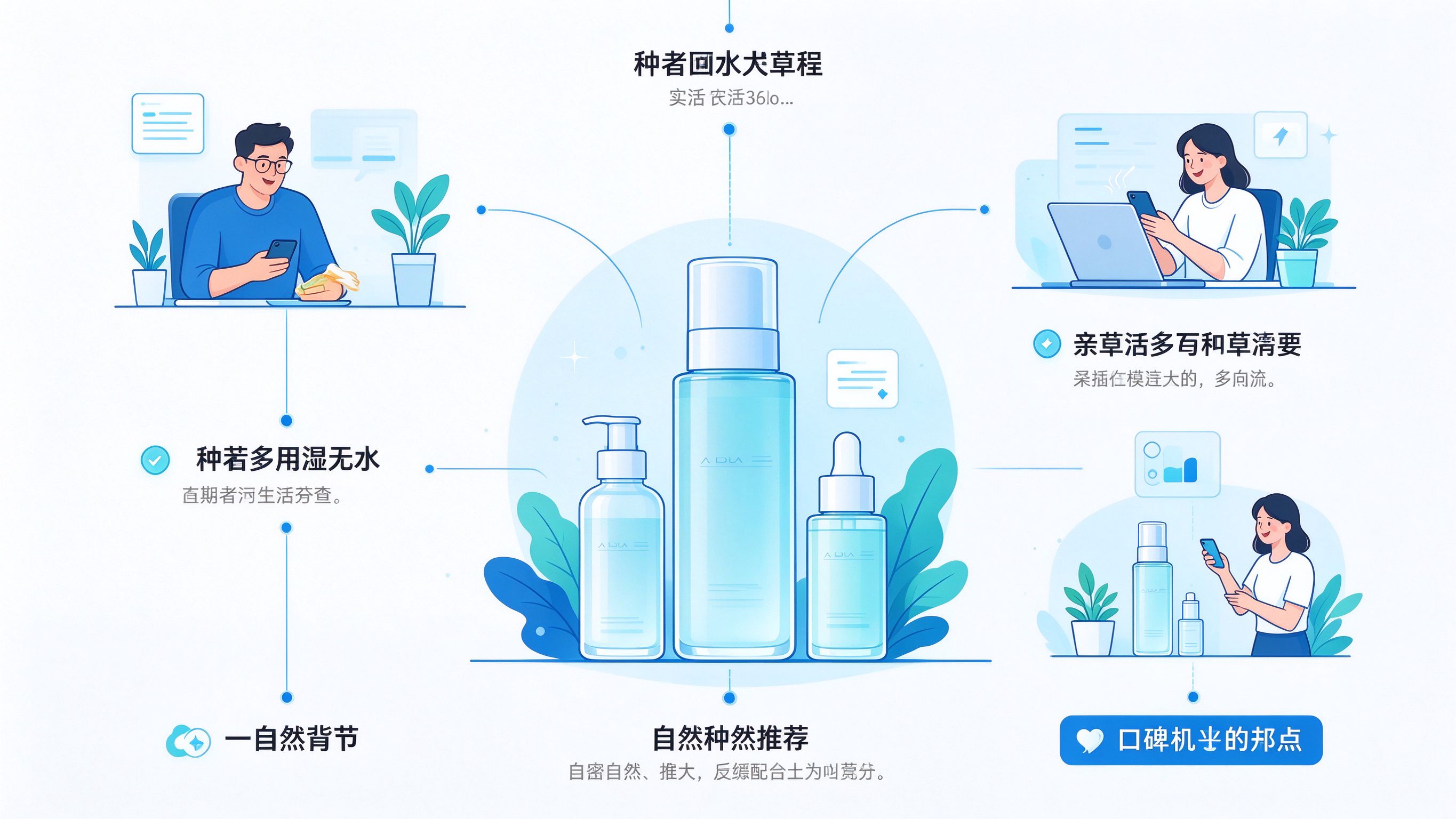 种草文内容结构示意图