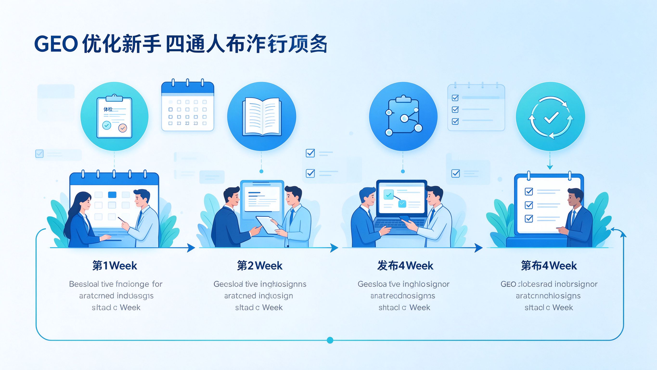 GEO优化新手行动计划图