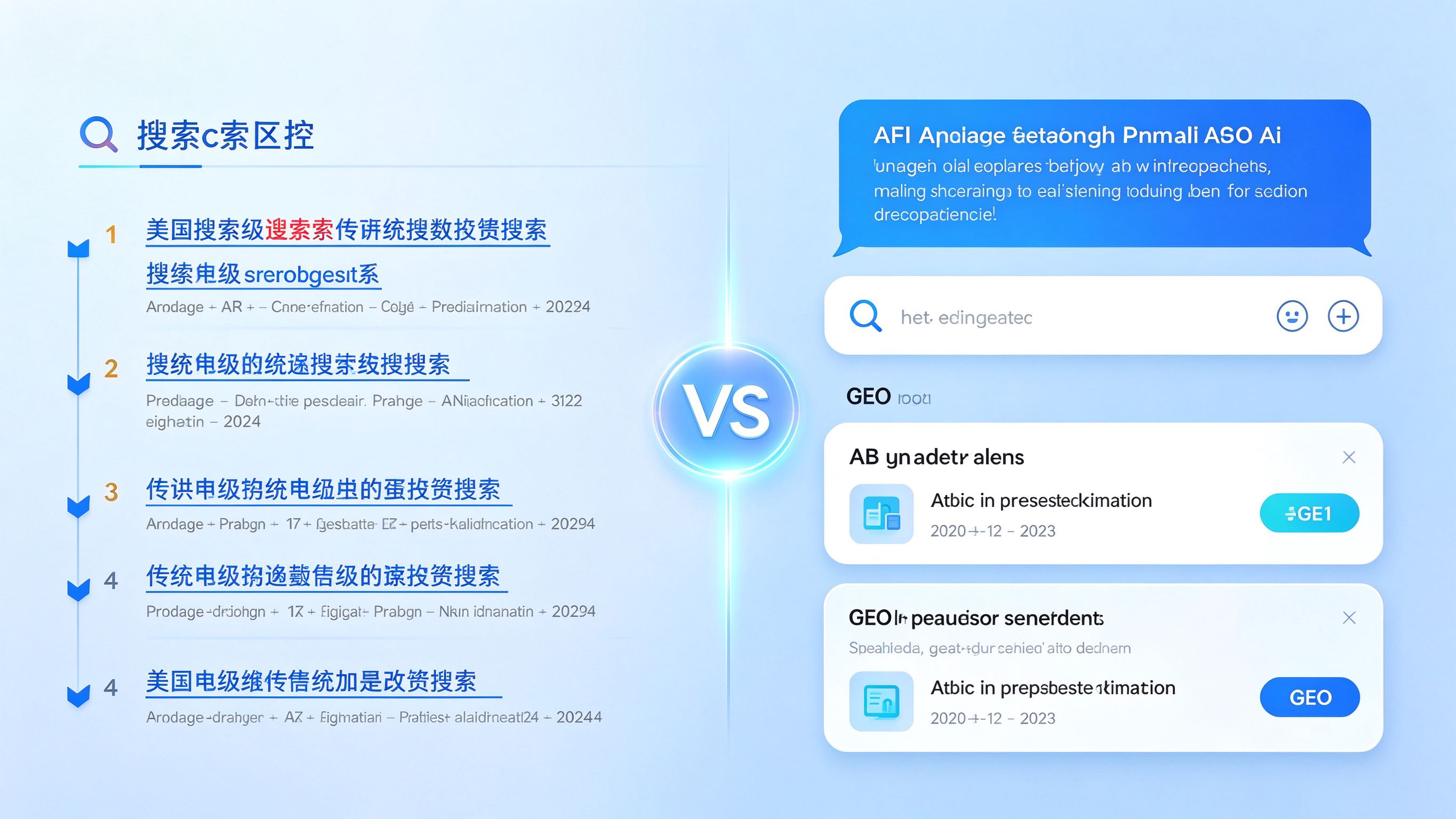 GEO优化与SEO对比信息图：从优化对象到考核指标的10个维度差异