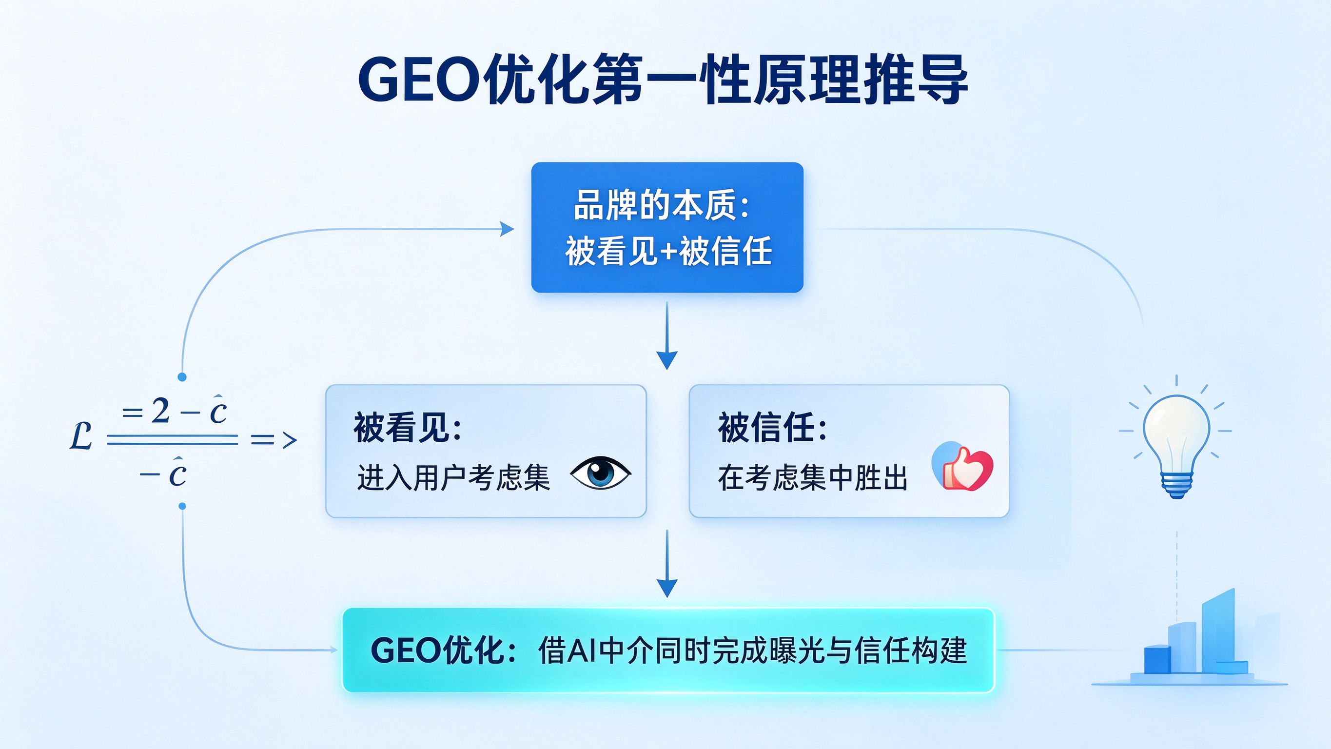GEO优化第一性原理推导图
