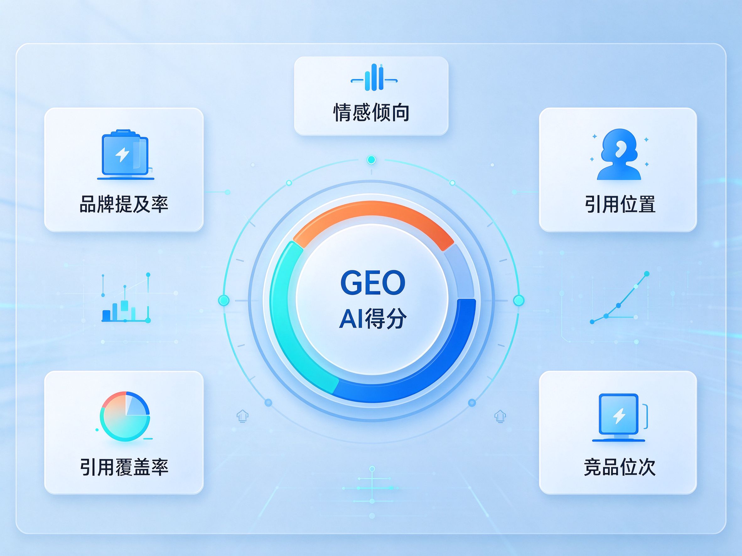 GEO优化AI评分维度图