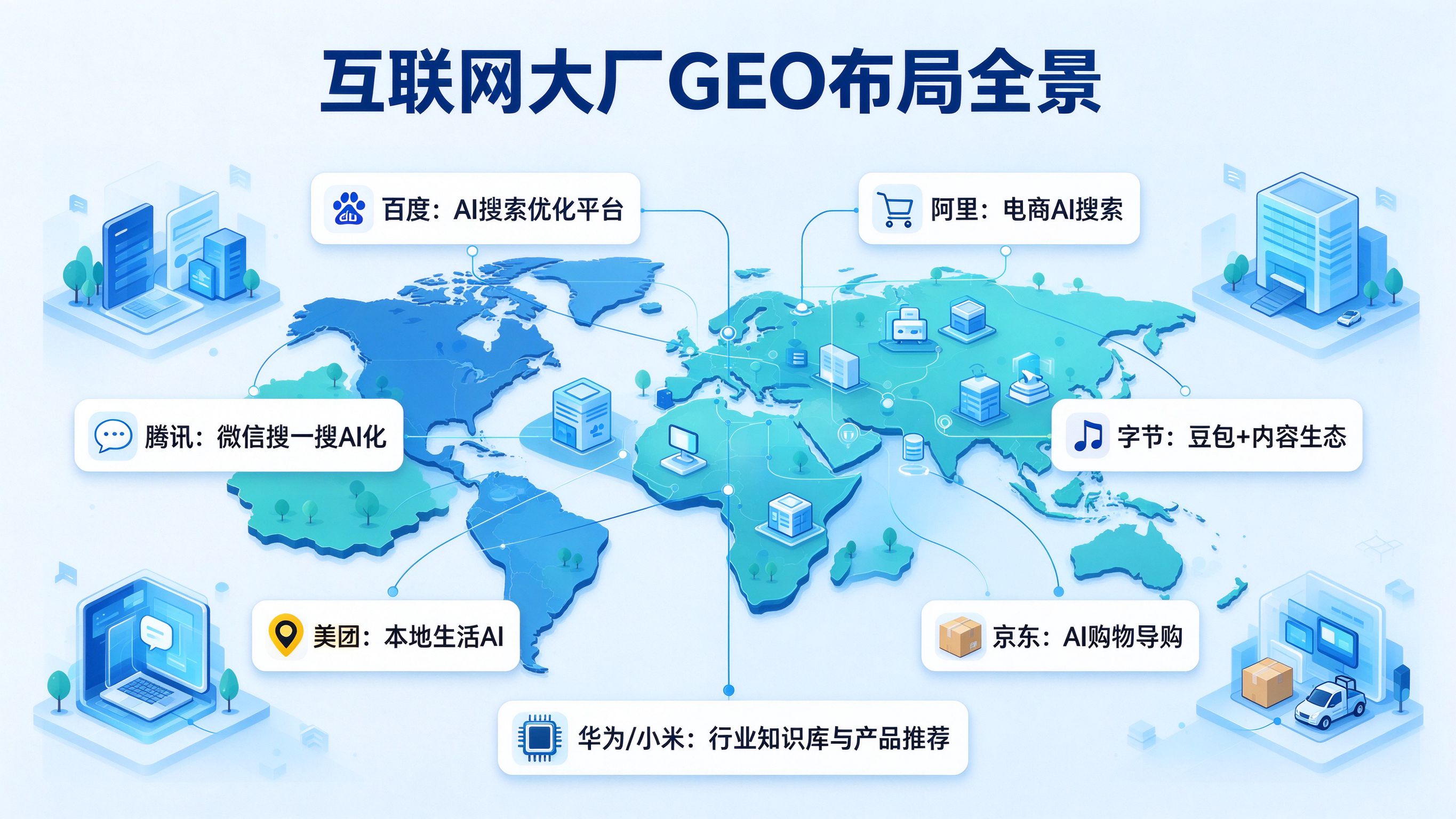 大厂GEO布局全景图