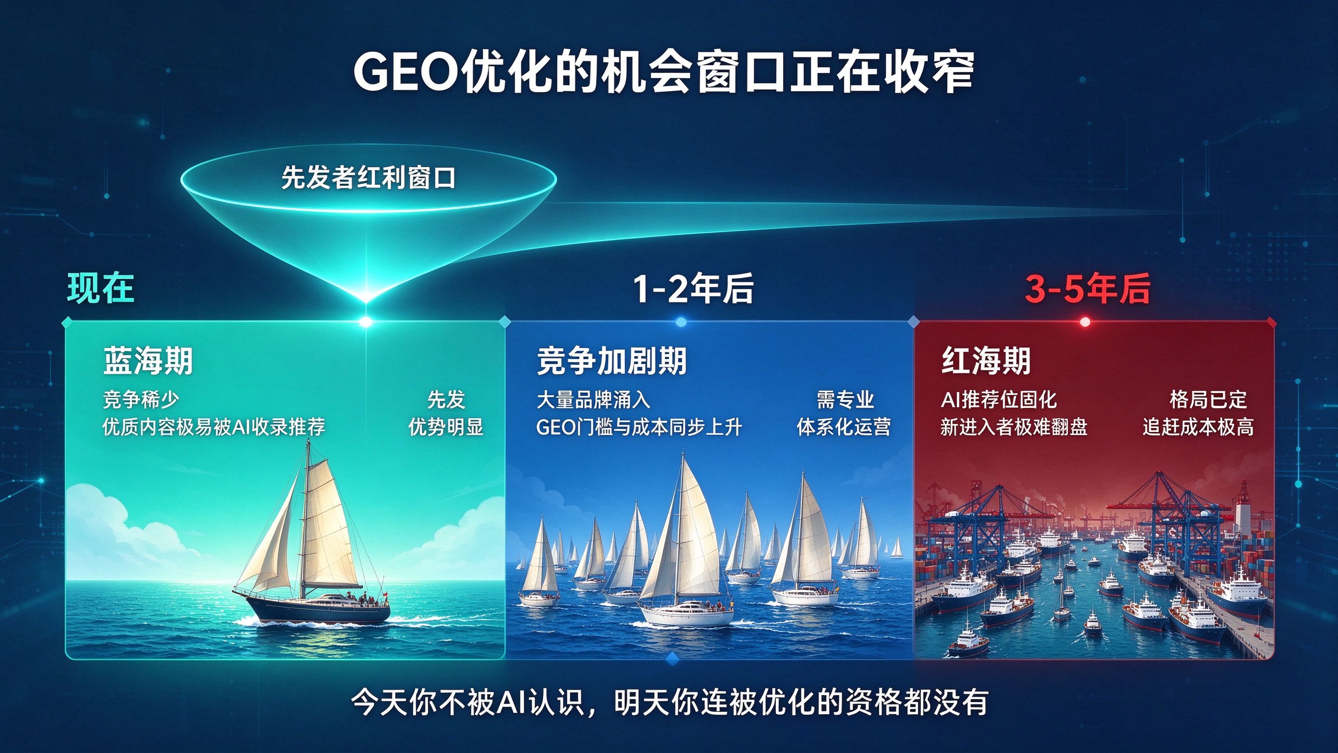 GEO优化机会窗口时间线