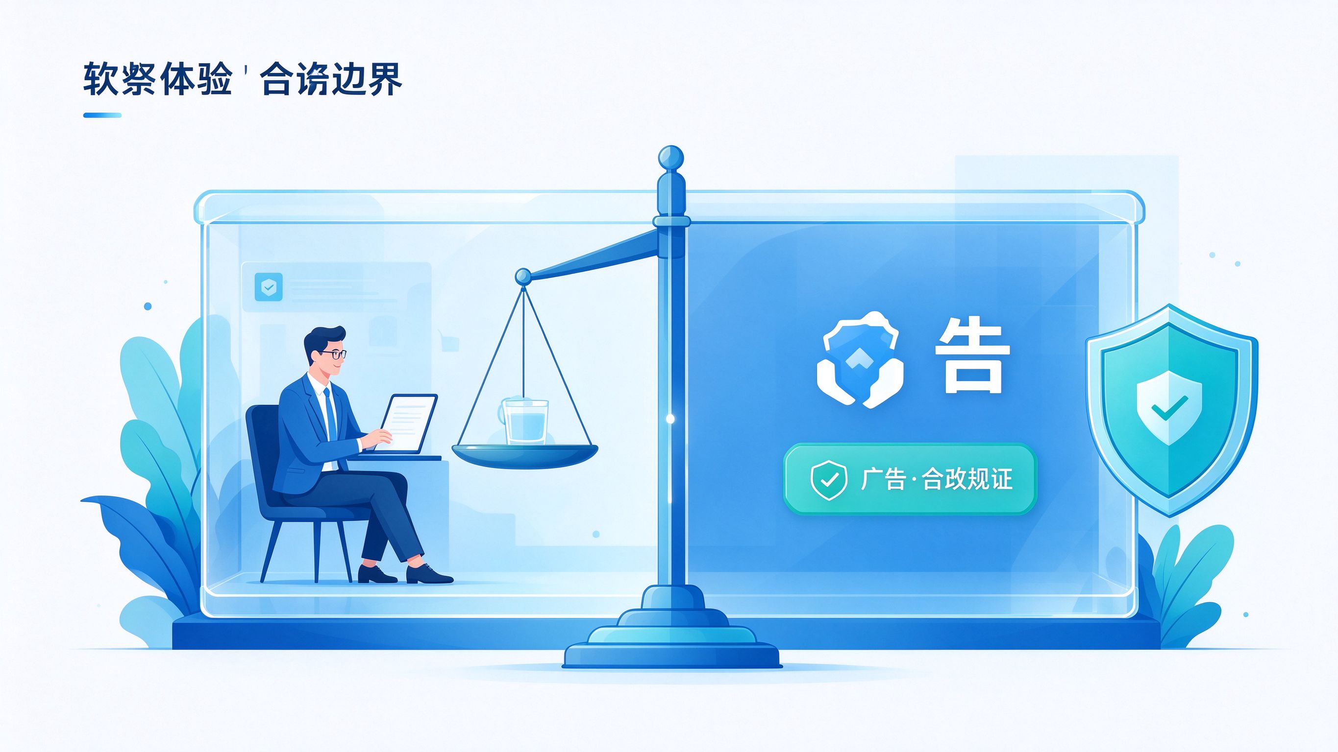 种草文合规边界示意图
