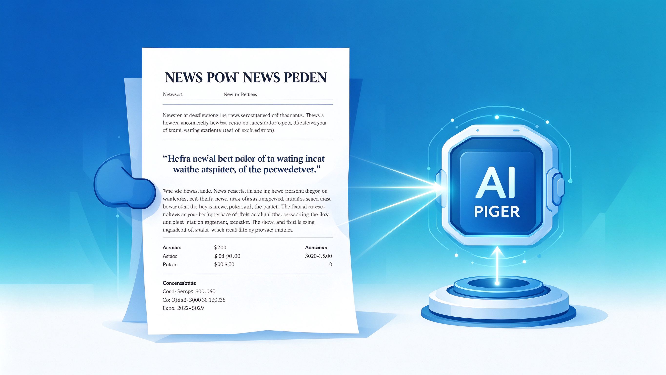 新闻稿结构与AI抓取示意图