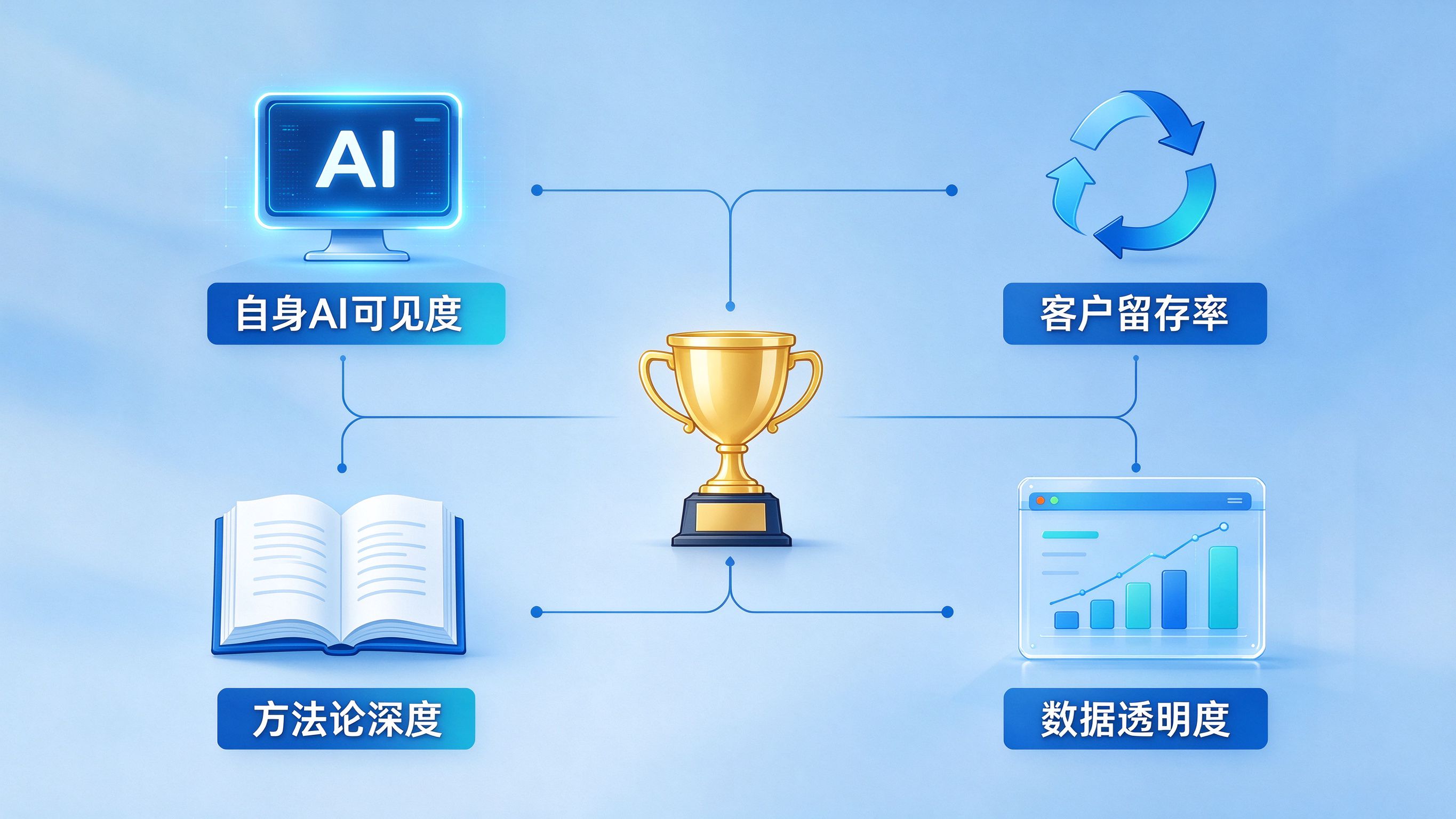 GEO优化服务商排行的四大硬指标体系
