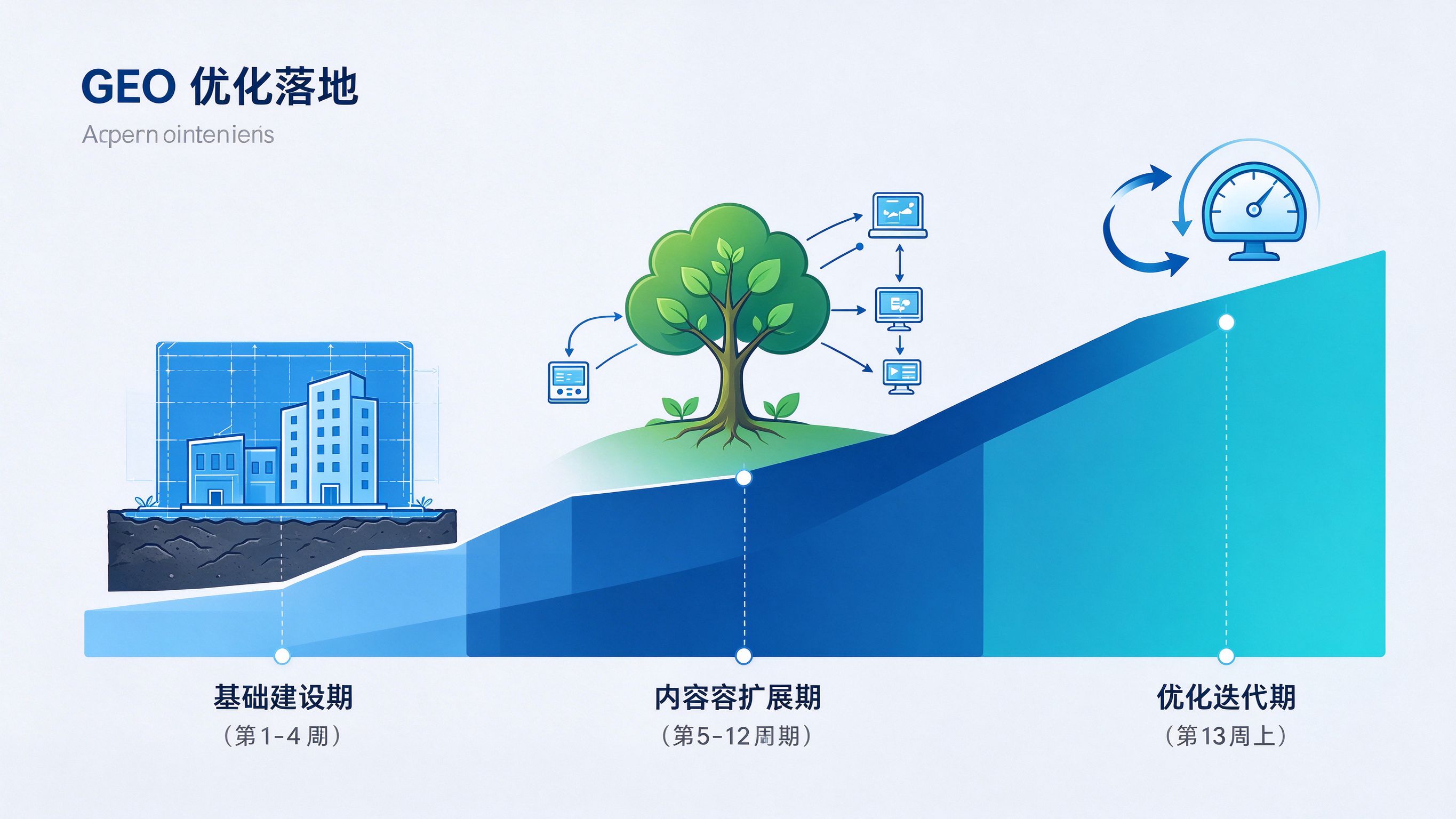 GEO优化落地三阶段路线图