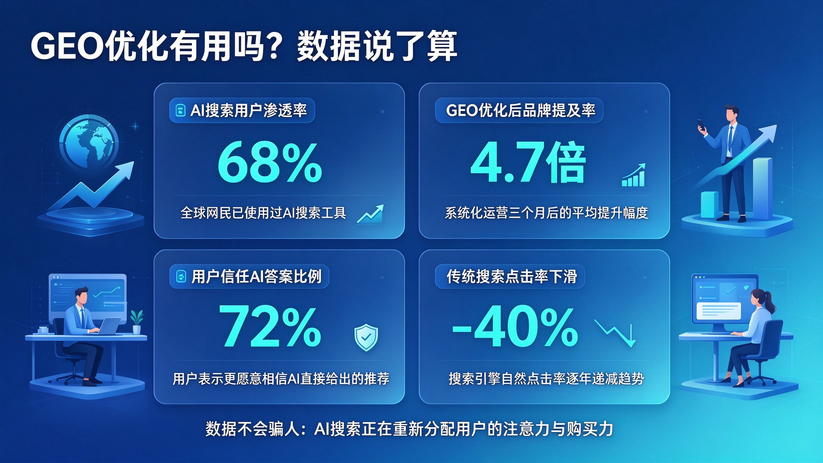 GEO优化核心数据仪表盘