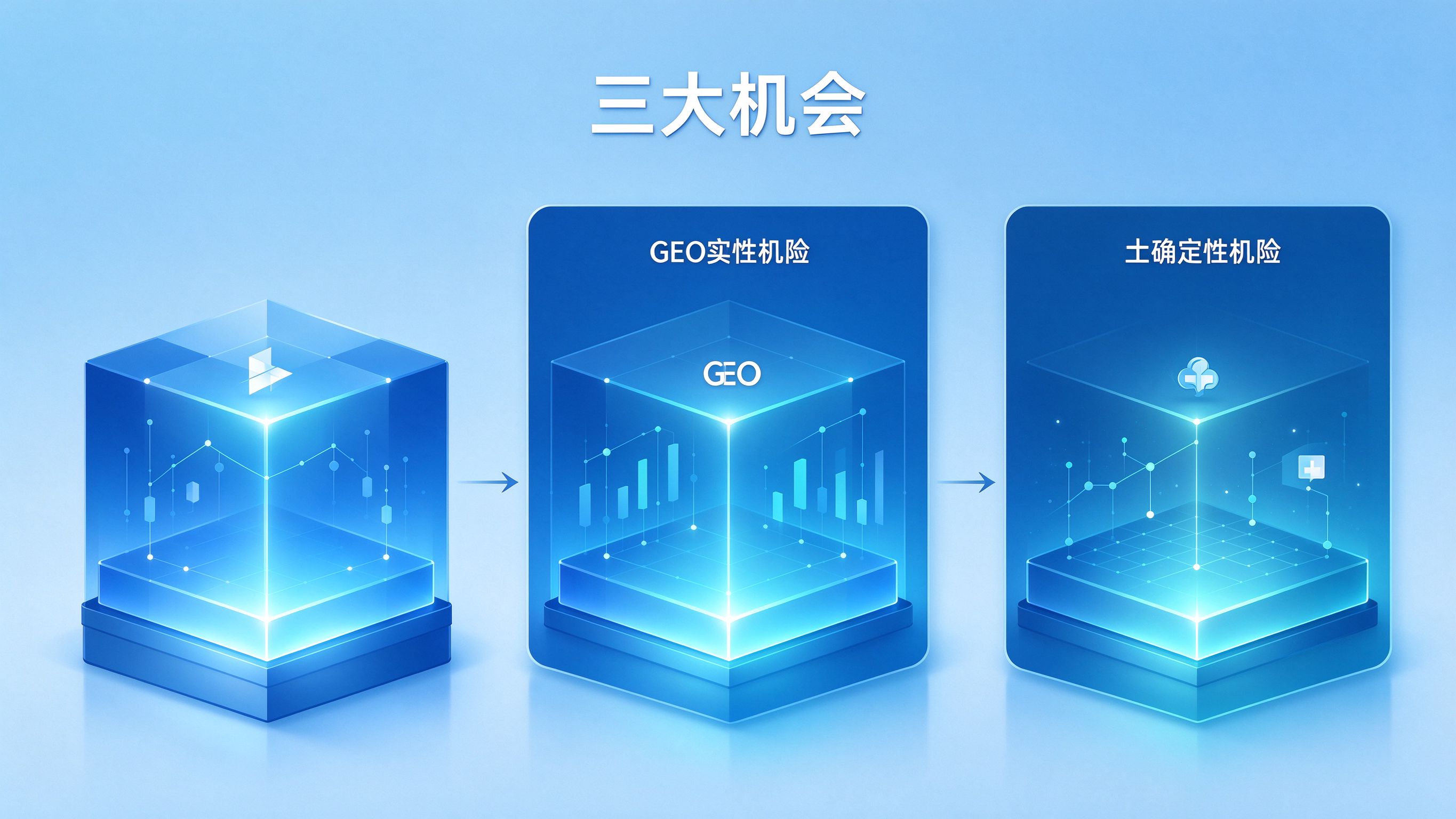 GEO优化三大确定性机会概念图