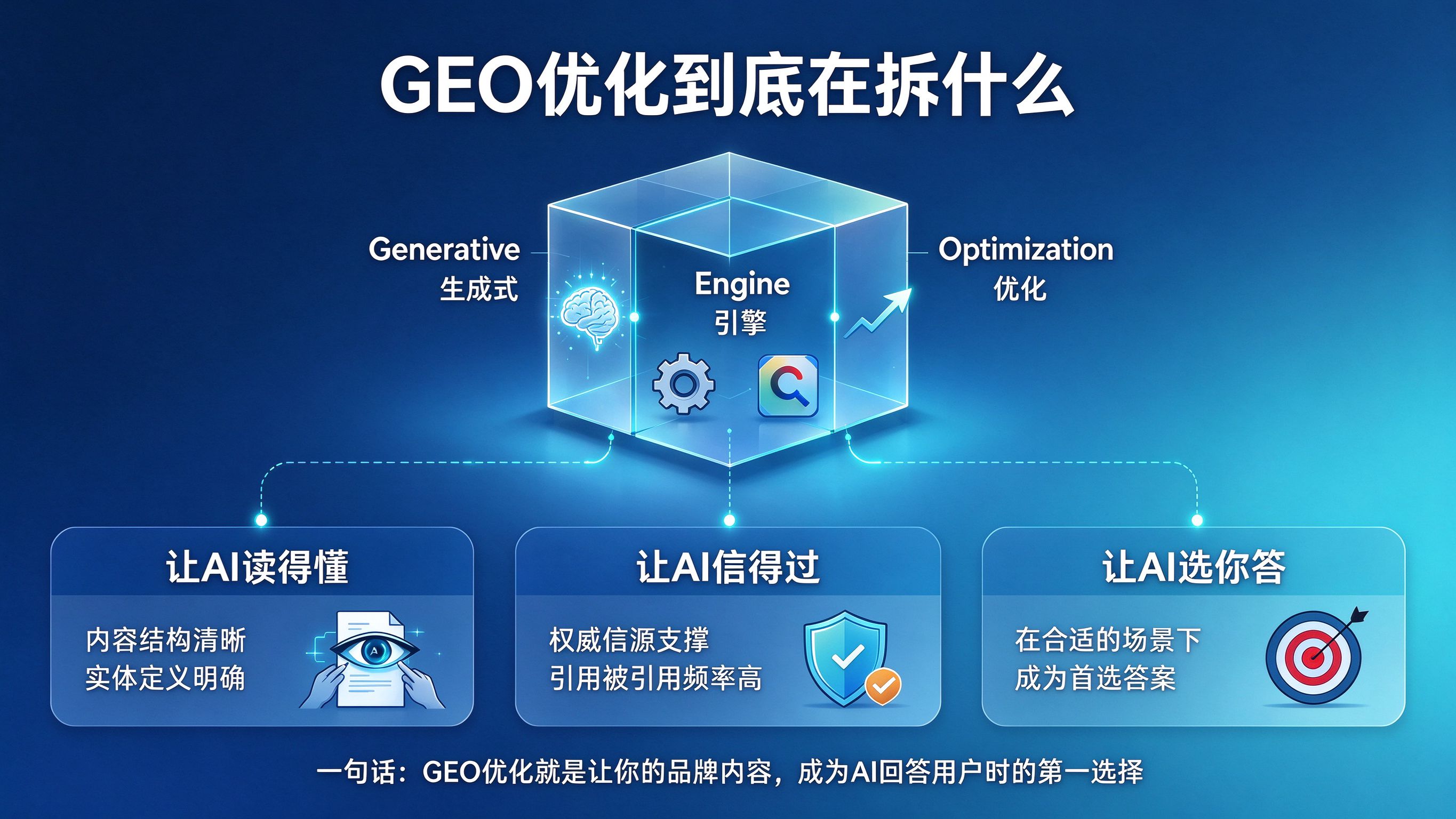 GEO优化概念拆解图