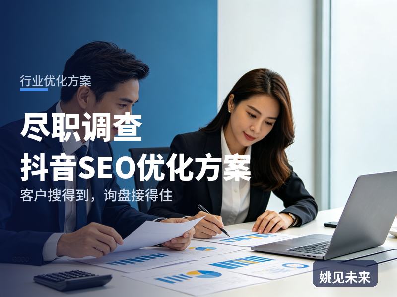 尽职调查行业抖音SEO优化方案：PE投资人搜“尽调机构”，先刷到你的尽调现场