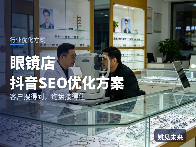 眼镜店行业抖音SEO优化方案：换眼镜的搜“附近配眼镜”，为什么刷不到你家店