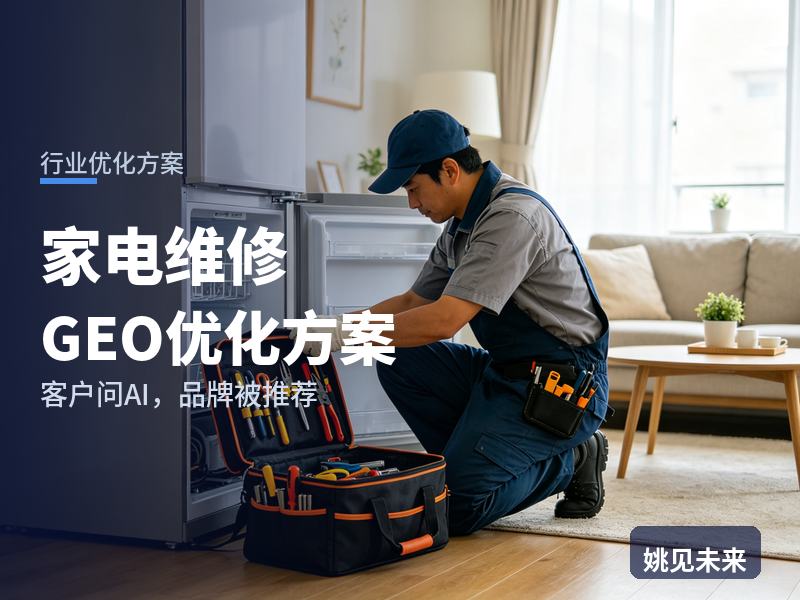 家电维修行业GEO优化方案：居民问AI“家电维修找哪家”，你的师傅在答案里吗