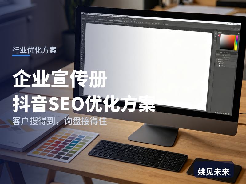 企业宣传册行业抖音SEO优化方案：市场经理搜“企业画册排版”，先刷到你的成品翻页