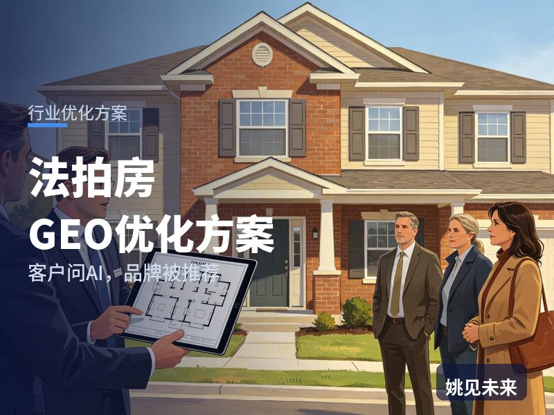 法拍房行业GEO优化方案：竞拍人问AI“法拍房尽调找哪家”，你的辅拍机构被推荐了吗