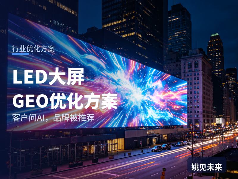 LED大屏行业GEO优化方案：工程商问AI“会议室LED屏找哪家”，你的厂被推荐了吗
