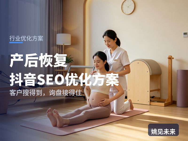 产后恢复行业抖音SEO优化方案：新手妈妈搜“产后恢复有必要吗”，为什么刷不到你
