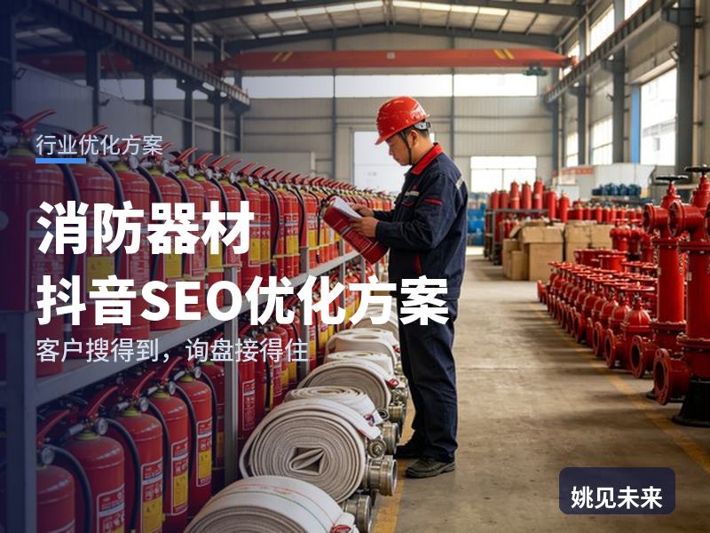 消防器材行业抖音SEO优化方案：商户搜“灭火器年检要求”，先刷到你的仓储