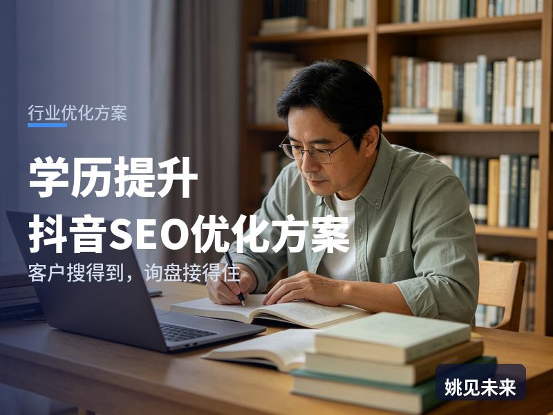 学历提升行业抖音SEO优化方案：专科生搜“成人学历提升”，问题出在哪