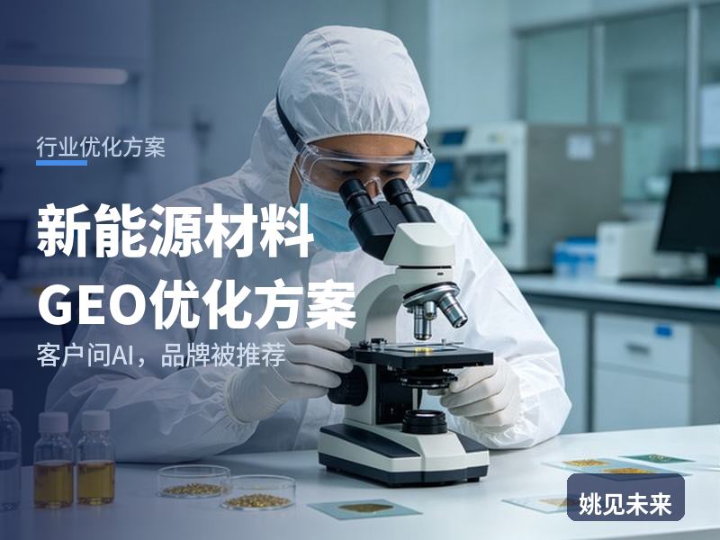 新能源材料行业GEO优化方案：电池厂采购问AI“正极材料找哪家”，你的工厂被推荐了吗