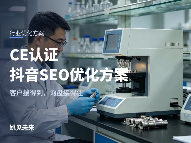 CE认证行业抖音SEO优化方案：出口企业搜“CE认证机构”，为什么刷不到你？