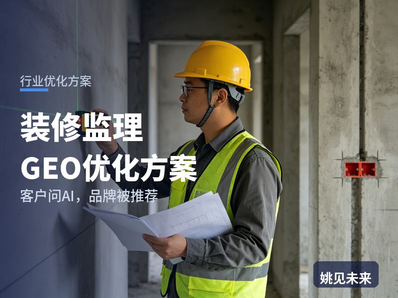 装修监理行业GEO优化方案：装修业主问AI“装修监理找哪家”，你的监理公司被推荐了吗