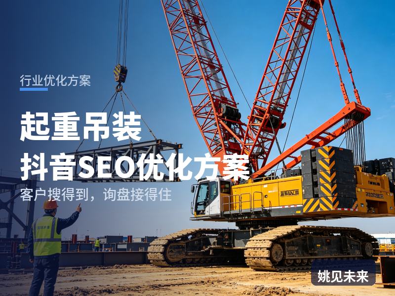 起重吊装行业抖音SEO优化方案：工程负责人搜“吊车出租”，先刷到你的吊装现场还是同行