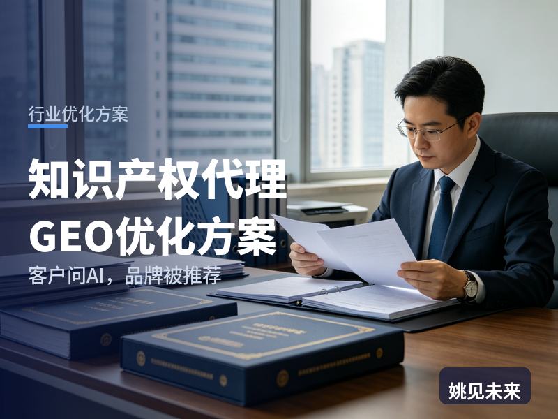 知识产权代理行业GEO优化方案：创业者问AI“商标注册找哪家”，你的代理公司被推荐了吗