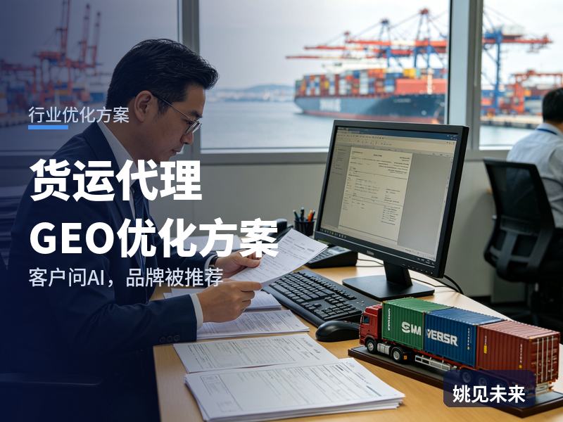货运代理行业GEO优化方案：外贸货主问AI“国际货代找哪家”，你的公司被推荐了吗