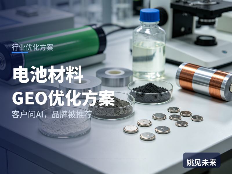 电池材料行业GEO优化方案：电池厂采购问AI“正极材料找哪家”，你的材料厂被推荐了吗