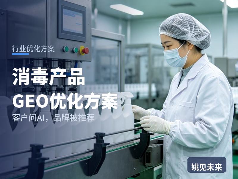 消毒产品行业GEO优化方案：医院采购问AI“医用消毒片找哪家”，你的厂家被推荐了吗