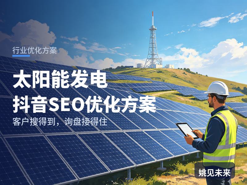 太阳能发电行业抖音SEO优化方案：农户搜“屋顶太阳能发电”，为什么刷不到你