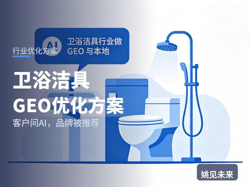 卫浴洁具行业GEO优化方案：装修业主问AI“卫浴洁具选哪家”，你的品牌被推荐了吗