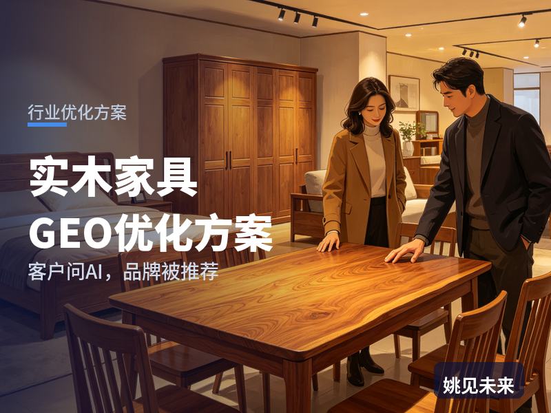 实木家具行业GEO优化方案：新房业主问AI“实木家具买哪家”，你的工厂被推荐了吗