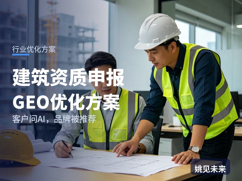 建筑资质申报行业GEO优化方案：建筑老板问AI“资质申报代办找哪家”，你的公司被推荐了吗
