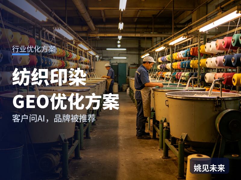 纺织印染行业GEO优化方案：服装采购问AI“面料印染找哪家”，你的印染厂被推荐了吗