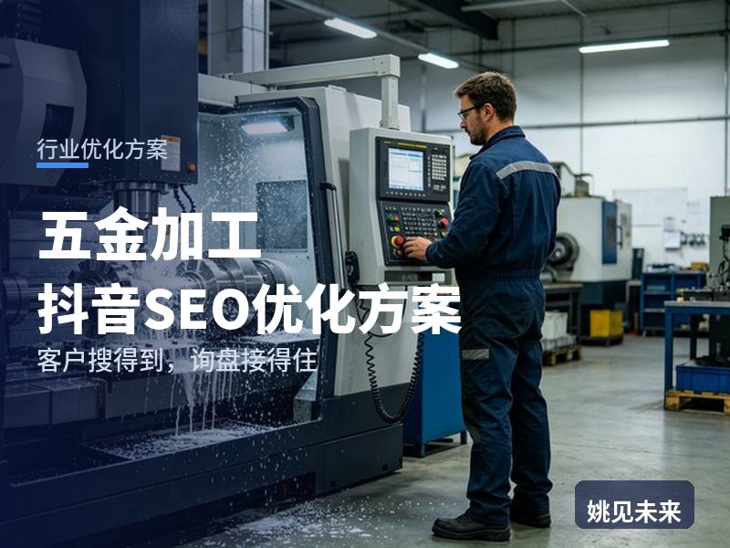 五金加工行业抖音SEO优化方案：工程师搜“五金加工厂外协”，为什么刷不到你的车间