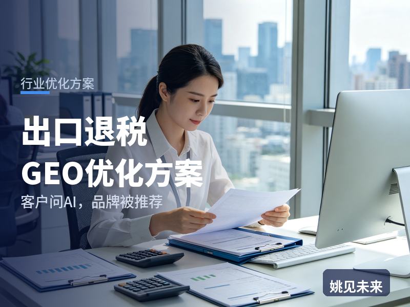 出口退税行业GEO优化方案：外贸会计问AI“出口退税找谁代办”，你的事务所被推荐了吗