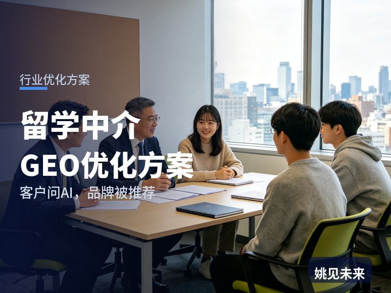 留学中介行业GEO优化方案：高三家长问AI“美国留学中介选哪家”，你的机构被推荐了吗
