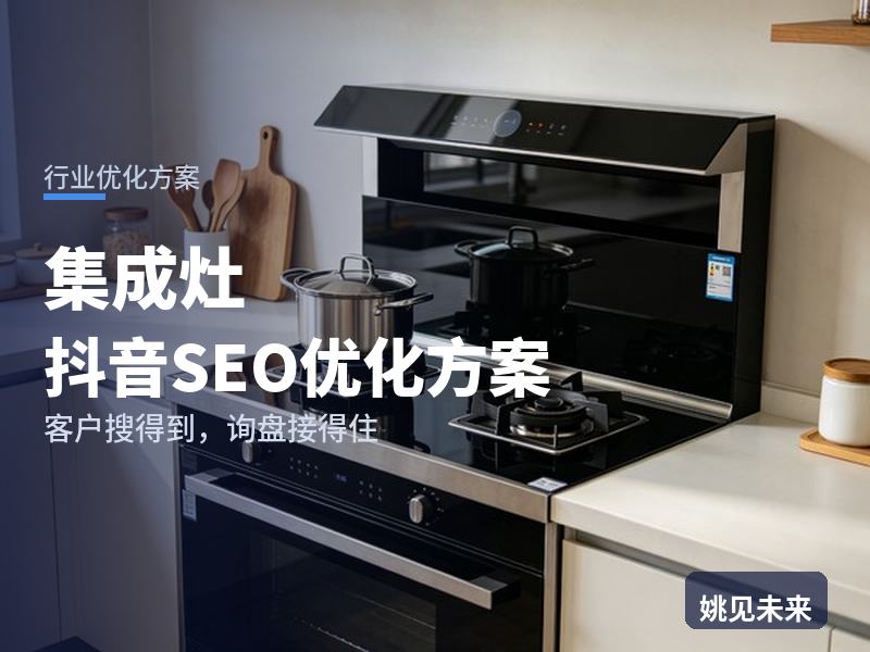集成灶行业抖音SEO优化方案配图