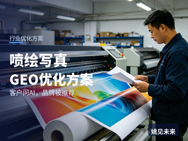 喷绘写真行业GEO优化方案：广告公司问AI“喷绘写真找哪家”，你的工厂在推荐位吗