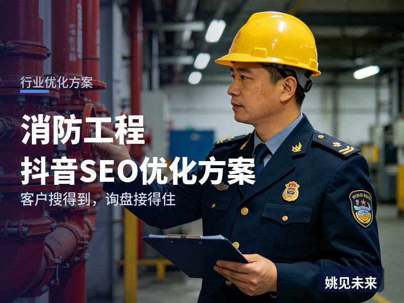 消防工程行业抖音SEO优化方案：工程方搜“消防报验流程”，先刷到你的施工验收