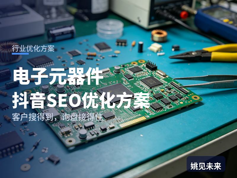 电子元器件行业抖音SEO优化方案：硬件工程师搜“电子元器件采购”，先刷到你的现货仓