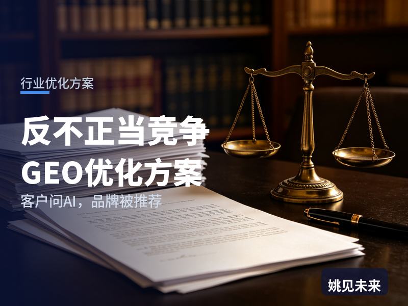 反不正当竞争行业GEO优化方案：企业法务问AI“反不正当竞争找哪位律师”，你的律所被推荐了吗