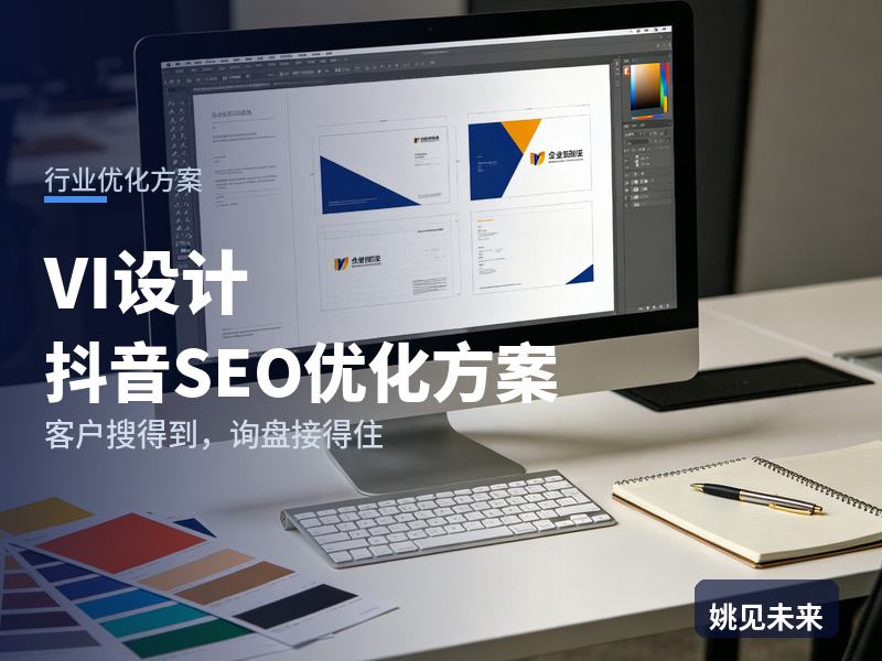 VI设计行业抖音SEO优化方案：创业者搜“品牌VI设计”，先刷到你的提案改稿现场